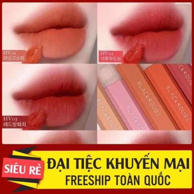 Son kem BLACK ROUGE Half and Half Collection MỚI. chất son lì, bảng màu siêu đẹp - HanZy Store 💄
