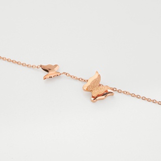 Vòng tay nữ LAMY Pave Butterfly Unity Bracelet Rose Gold 2015