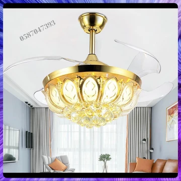 Quạt Trần Đèn - Quạt Trần Phòng Khách Cao Cấp - Quạt Đèn Trang Trí - BH 10 Năm Quạt Trần Đèn Trang Trí
