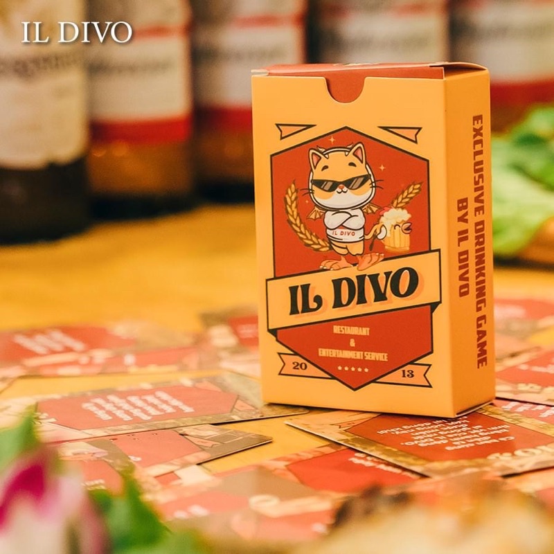 [Limited] Bộ bài IL Divo x Ừng Ực bản giới hạn 53 lá, độc quyền cho quán bia