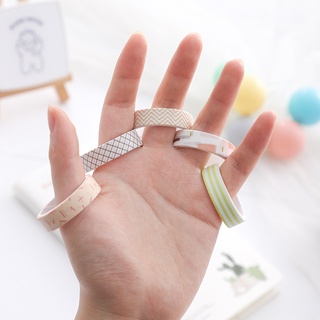 Bộ 5 Cuộn Băng Keo Washi Nhiều Màu Sắc Dùng Trang Trí Sổ Tay Đẹp Mắt