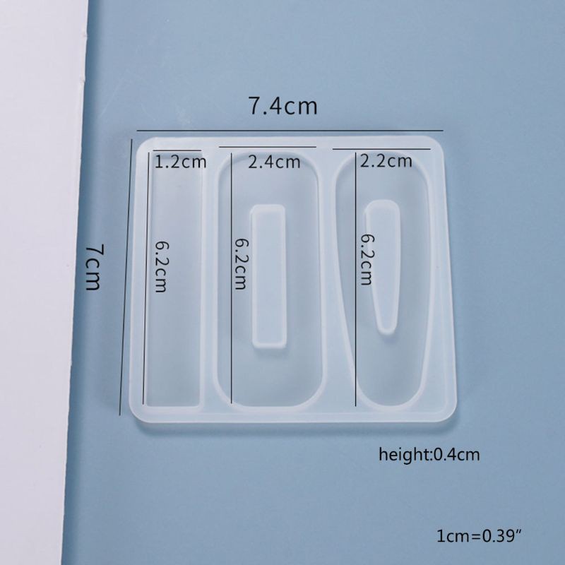 Khuôn silicone làm kẹp tóc và đồ thủ công mỹ nghệ từ nhựa epoxy resin chuyên nghiệp dễ dùng