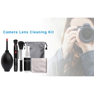 Bộ Dụng Cụ Vệ Sinh Ống Kính Máy Ảnh DSLR 6 Trong 1 Chuyên Nghiệp Kèm Túi Đựng