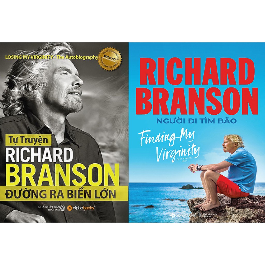 Sách Richard Branson: Đường Ra Biển Lớn + Người Đi Tìm Bão | Shopee ...