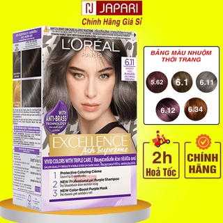 Những nhanh tóc bạc sẽ không còn là nỗi lo khi bạn nhuộm tóc Loreal 6.