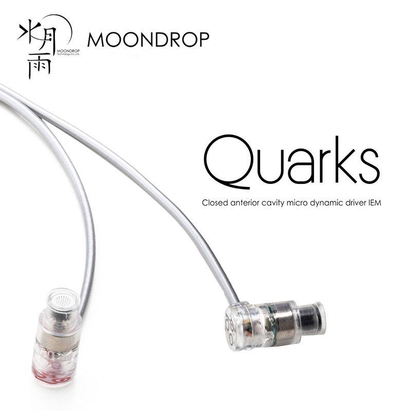 Moondrop QUARKS 6mm Micro Dynamic Driver HiFi In Ear Tai nghe Bass Headplug Tai nghe nhét tai cho ARIA VX