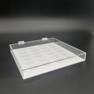 MIS 12 Cặp Lông Mi Giả Trong Suốt Hộp Bảo Quản Acrylic Cho Hộp Đựng Tr