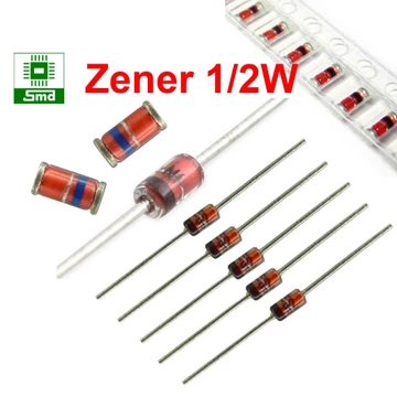 Diode Zener 1/2 W diode ổn áp 0.5W loại Cắm Dán SOD 80 diot zenner Điện áp 3V3 5V1 9V1 12V 15V 18V..