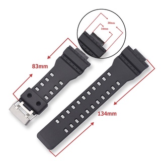 Dây Cao Su Chống Thấm Nước 16mm Cho Đồng Hồ Casio G-Shock GA-110 GA-100 GD-120 GW-8900