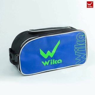Túi Đựng Giày Đá Bóng 2 Ngăn Wika , Chất Liệu Vải Bố Bền bỉ, Có Tay Xách Khóa Kéo Chắc Chắn.