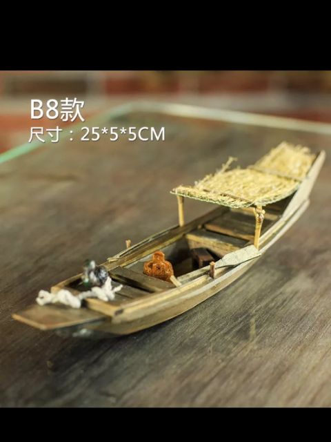 mô hình thuyền gỗ nổi trang trí bể cá, bể thủy sinh | Shopee Việt Nam
