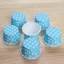 GAVESTO 100 CÁI Muffin Cup Dot Trang trí Máy nướng Pan Paper
