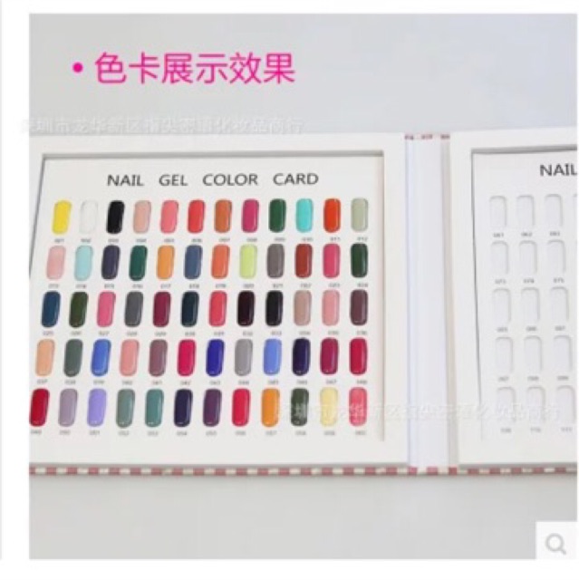Bộ album mẫu 120 màu móng
