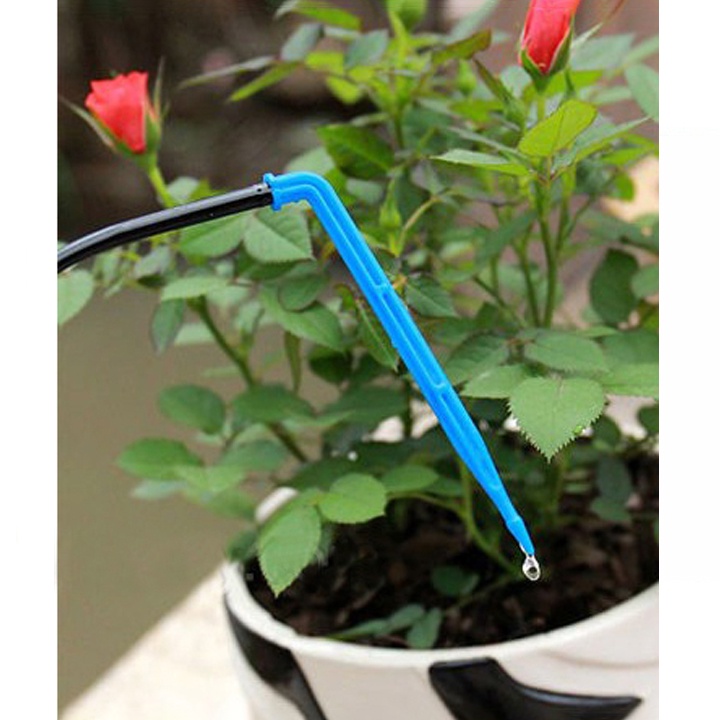 100 cái - Que cắm nhỏ giọt lưu lượng 2L/h, đầu tưới nhỏ giọt