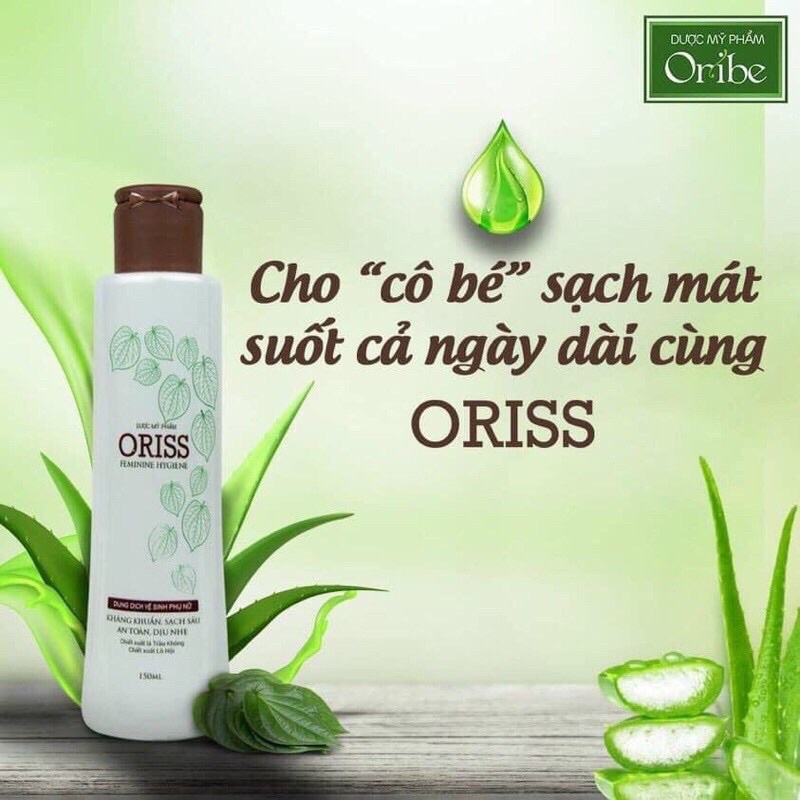 ✅[Chính hãng] oriss dung dịch vệ sinh trầu không 150ml (date mới nhất)