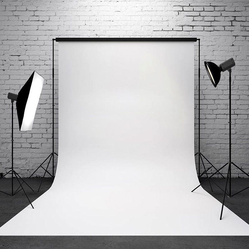10x10ft Trắng Liền Mạch Studio Chụp Ảnh Nền Vải Không Dệt Hình Ảnh Cho Chuyên Nghiệp