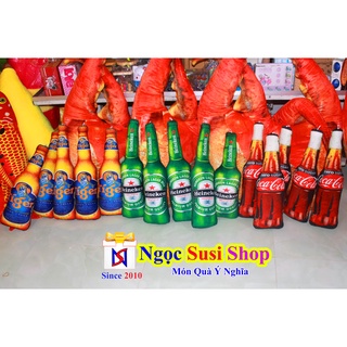 GẤU BÔNG CHAI BIA 3D SIÊU DỄ THƯƠNG - NGẪU NHIÊN MẪU