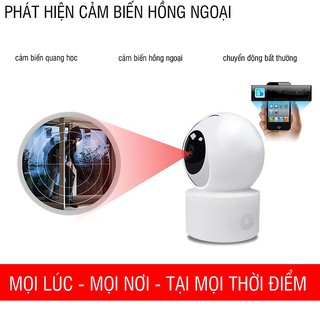 Camera IP Wifi ESCAM V9XM 2.0MP FullHD 1080P hồng ngoại ban đêm - đàm thoại 2 chiều (Trắng)