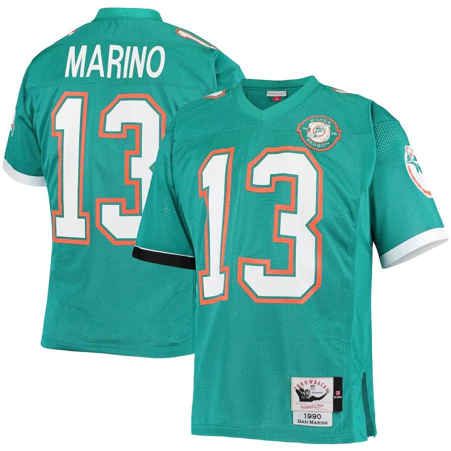 SY3 Miami Dolphins NFL Áo Bóng Đá Marion No.13 Áo Thun Thể Thao Phù Hợp Nhiều Kích Cỡ