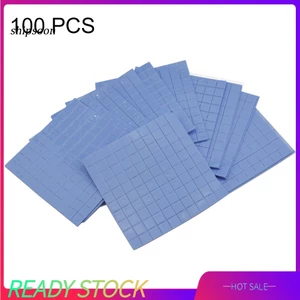 Set 100 miếng dán tản nhiệt 10x10x0.5mm cho GPU VGA IC