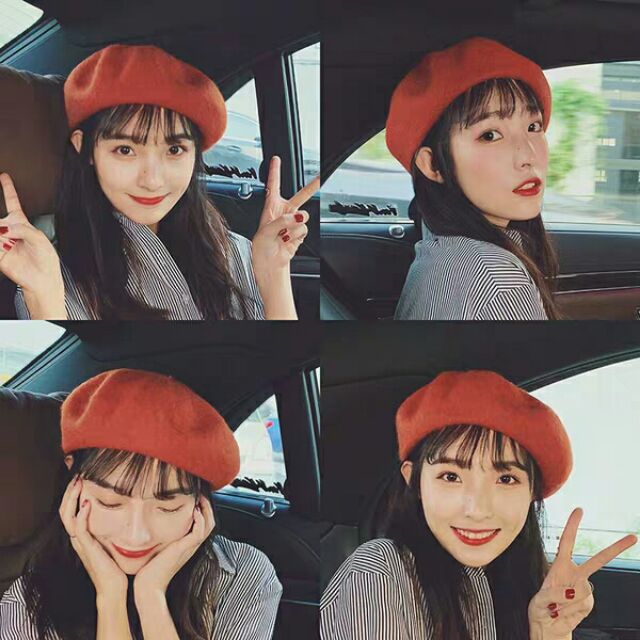 Mũ nồi nữ trơn nhiều màu