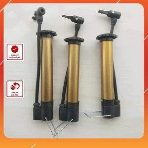 Bơm bóng,bơm tay, bơm cột khí gói hàng chống sốc mini cầm tay thân bằng kim loại chắc chắn