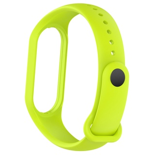 Dây Đeo Thay Thế Chất Liệu Silicon Màu Trơn Cho Xiaomi Miband 7