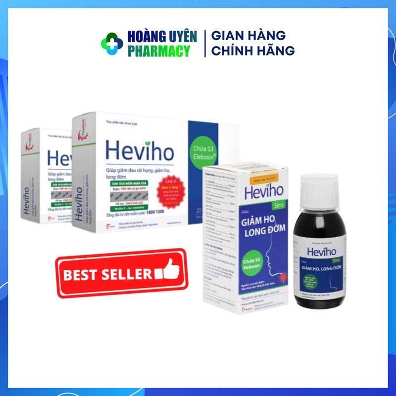 Thuốc ho Heviho có dạng sản phẩm nào và dùng được cho mọi độ tuổi không?