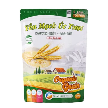 Yến mạch organic oliver loại cao cấp đặc biệt với 100% thành phẩn yến mạch,yến mạch organic tốt nhất cho sức khỏe - YMO
