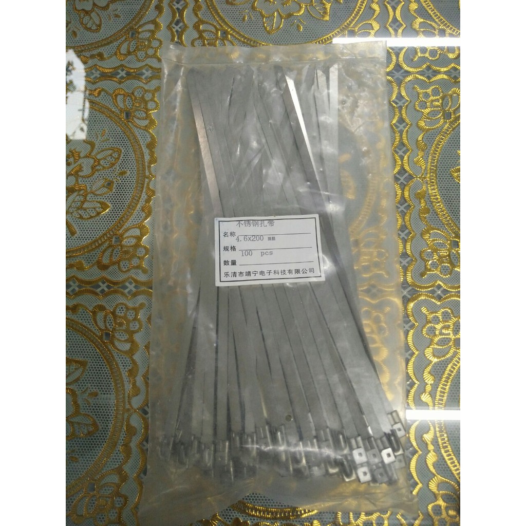 Dây rút inox 4.6x200(100 sợi) | Shopee Việt Nam