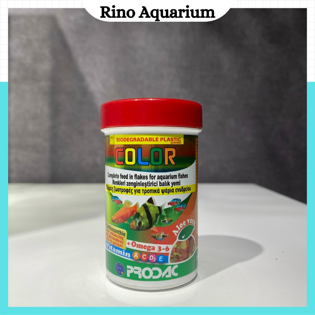 Thức Ăn PRODAC - Color Fish Food | Thức Ăn Khô Giúp Tăng Màu Cho Cá ...