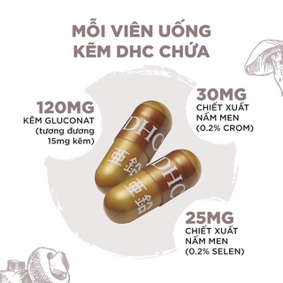 Viên uống Bổ sung Kẽm DHC Zinc 15 Ngày (15 Viên)