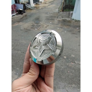 DIAMOND SALAYA -  NẮP XĂNG PHAY SAO INOX 304 MỌI LOẠI XE - TẶNG KÈM LỤC GIÁC VẶN