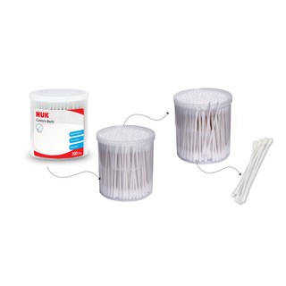Tăm bông cotton NUK Slim 200pc