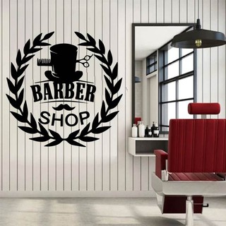 Decal Trang trí Barber, Salon cắt tóc, tạo điểm nhấn, thu hút khách hàng P5