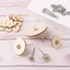 COSCOVED Khớp Gỗ Kết Nối Phụ Kiện Búp Bê 12-30mm 10 Bộ Đồ Chơi Trẻ Em Thủ Công Phụ Kiện Búp Bê Chất Liệu DIY Khớp Búp Bê