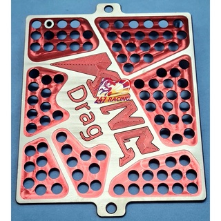 Che Két Nước Nhôm CNC KINGDAG Cực dầy, đẹp Gắn xe RAIDER FI, SATRIA