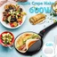 Máy nướng bánh tráng 600W gia nhiệt kép, chống dính teflon siêu bền