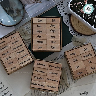 BỘ CON DẤU GỖ