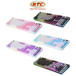 Bàn phím giả cơ gaming YINDIAO K500 Led đa màu, Phối keycaps cực đẹp - Phụ Kiện Nhất Tín