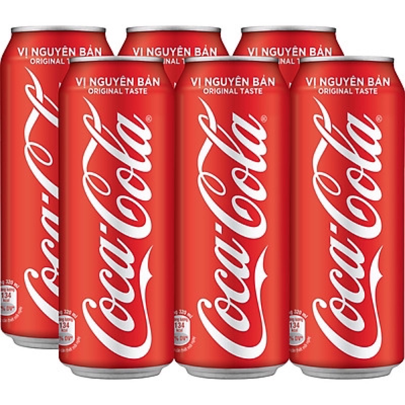 Lốc 6 lon Coca Cola Thức Uống Giải Khát Có Ga | Shopee Việt Nam