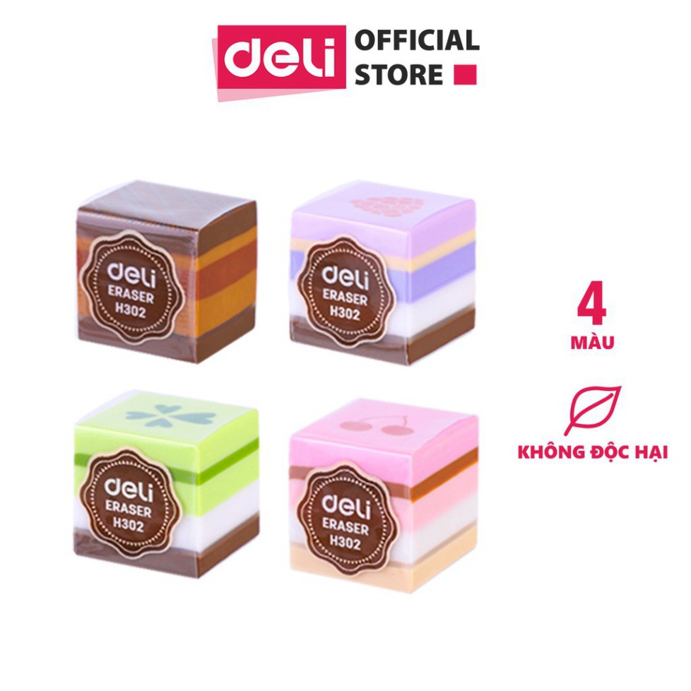 Product image Gôm tẩy màu Deli hình bánh ngọt - 01 chiếc - EH302