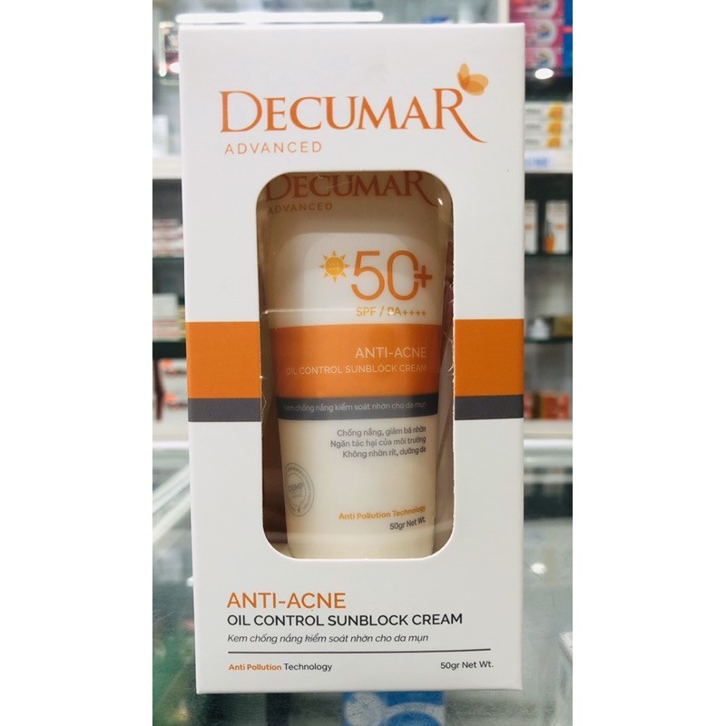 Kem chống nắng kiểm soát chất nhờn ANTI-ACNE OIL CONTROL SUNBLOCK CREAM ...