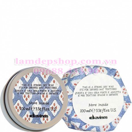 Kem sáp vuốt tóc - Davines - Tạo kiểu, giữ nếp, tạo độ bóng cho tóc (75ml)