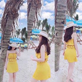 SET VÁY ÁO NỮ VÀNG XINH XẮN - SUMMER SET
