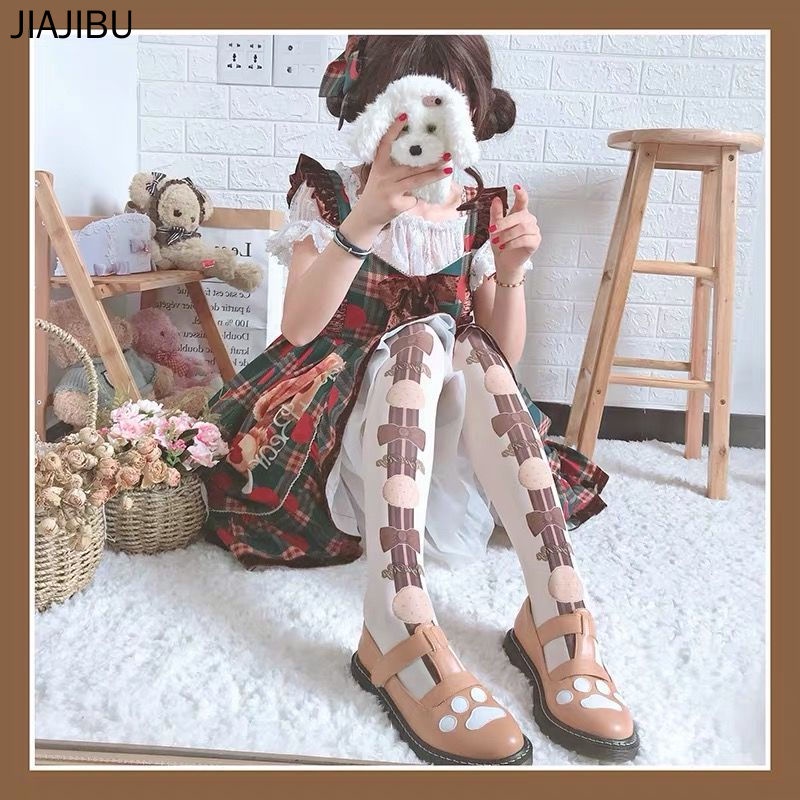 Vớ Dài đến đầu Gối Anime Dễ Thương Quần Tất Công Chúa JK Nhật Bản Vớ Lolita Màu Trắng Cổ Tích Vớ Dễ Thương Vớ Cosplay Dễ Thương Phong Cách Harajuku Cho Nữ Vớ Hoạt Hình Tất Lụa Trắng Sữa