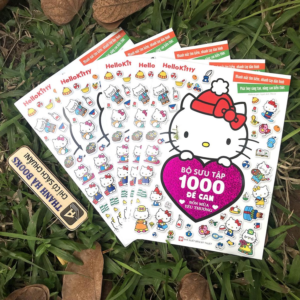 Ảnh Sách - Hello Kitty - Bộ Sưu Tập 1000 đề can - Bốn Mùa Yêu Thương (2-8 tuổi) 2