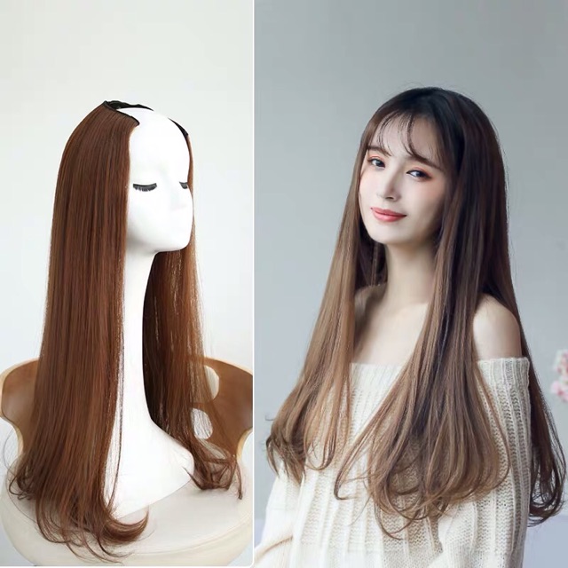 [HÀNG SIÊU CẤP] KẸP TÓC GIẢ CHỮ U 3/4 ĐẦU CỤP ĐUÔI ĐIỆU ĐÀ SIÊU DÀY CHUYÊN SỈ