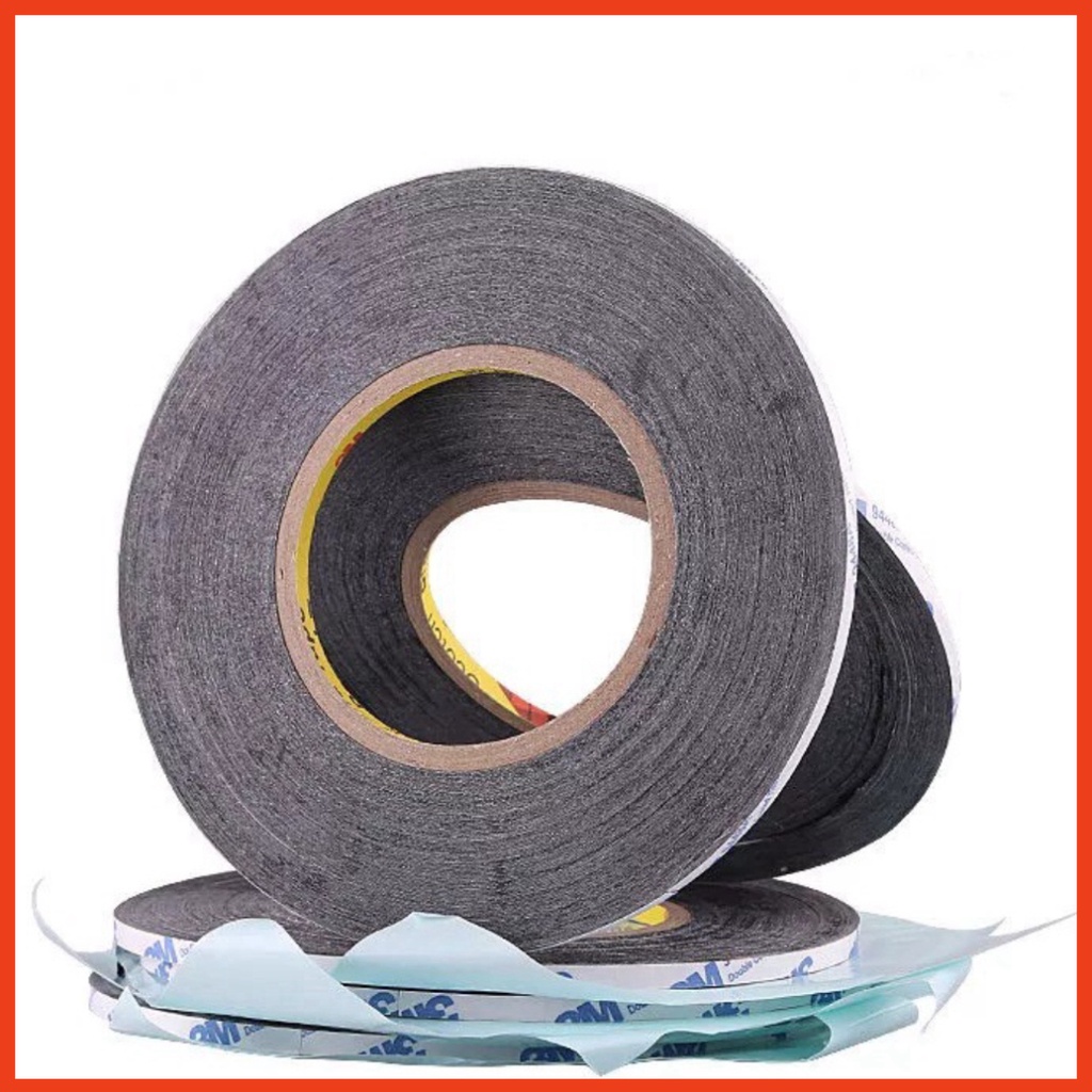 Băng dính 2 mặt 9448a 10MM dài 50m dán cố định linh kiện, ron, khung, màn hình, lưng điện thoại