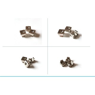 (Thép mạ niken) Đai ốc cài M4, M5,M6,M8,M10,M12 mạ niken trắng sáng như inox